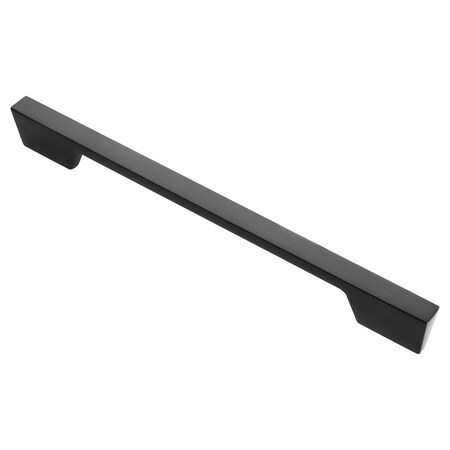 Taylor Cabinet Pull, 192mm 7 9/16in Center To Center, Black Nickel